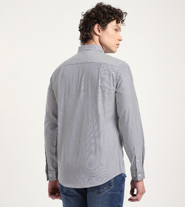 Beverly Hills Polo Club  Shirts - NAVY BLUE Long Sleeves