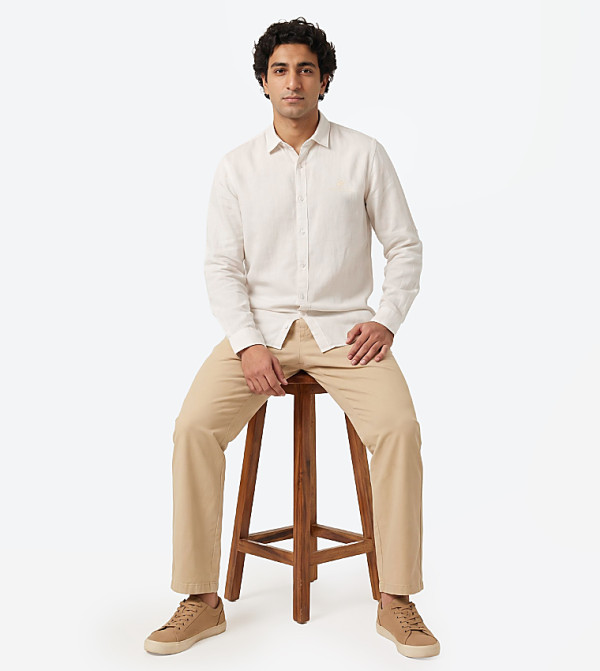 بيفرلي هيلز بولو كلوب  أكمام طويلة - بيج Long Sleeves