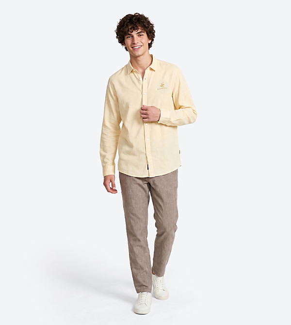 بيفرلي هيلز بولو كلوب  ملابس - أصفر فاتح  Long Sleeves