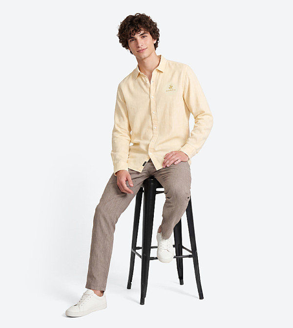 بيفرلي هيلز بولو كلوب  ملابس - أصفر فاتح  Long Sleeves