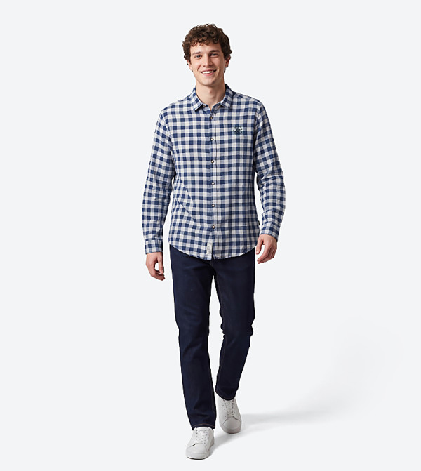 بيفرلي هيلز بولو كلوب  - أزرق Long Sleeves