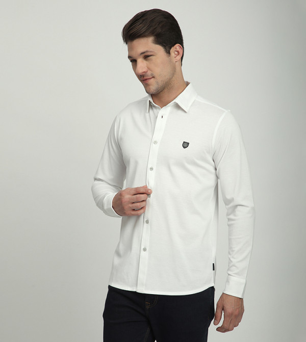 بيفرلي هيلز بولو كلوب  أكمام طويلة - أبيض Long Sleeves