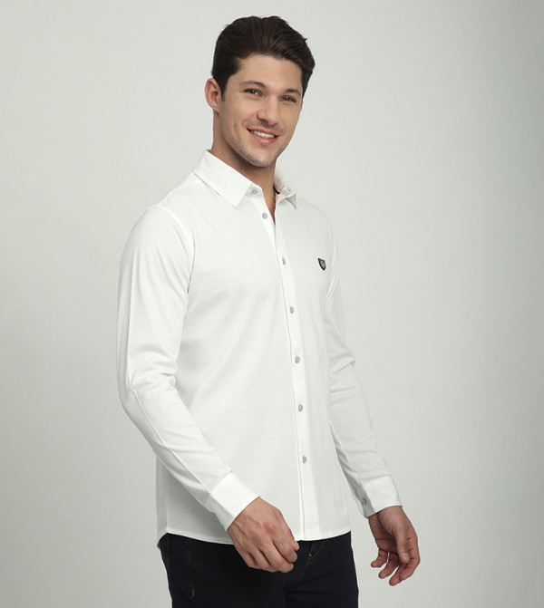 بيفرلي هيلز بولو كلوب  أكمام طويلة - أبيض Long Sleeves