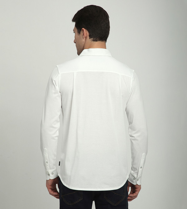 بيفرلي هيلز بولو كلوب  أكمام طويلة - أبيض Long Sleeves