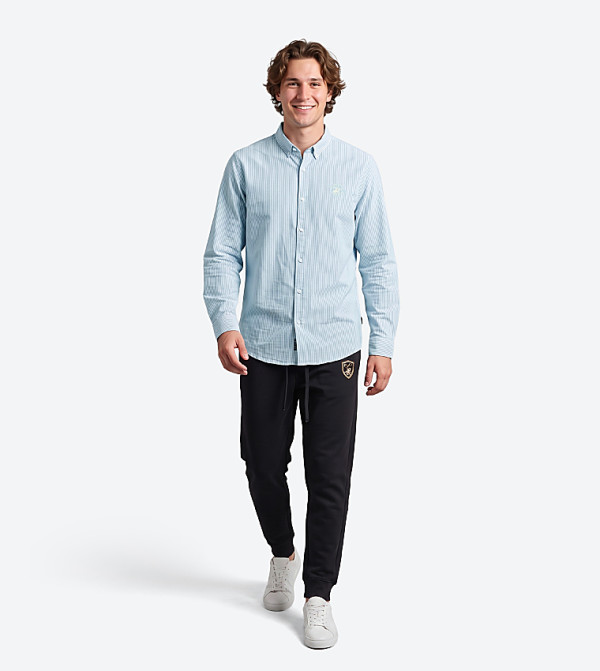 Beverly Hills Polo Club  Casual Shirts - Blue Long Sleeves