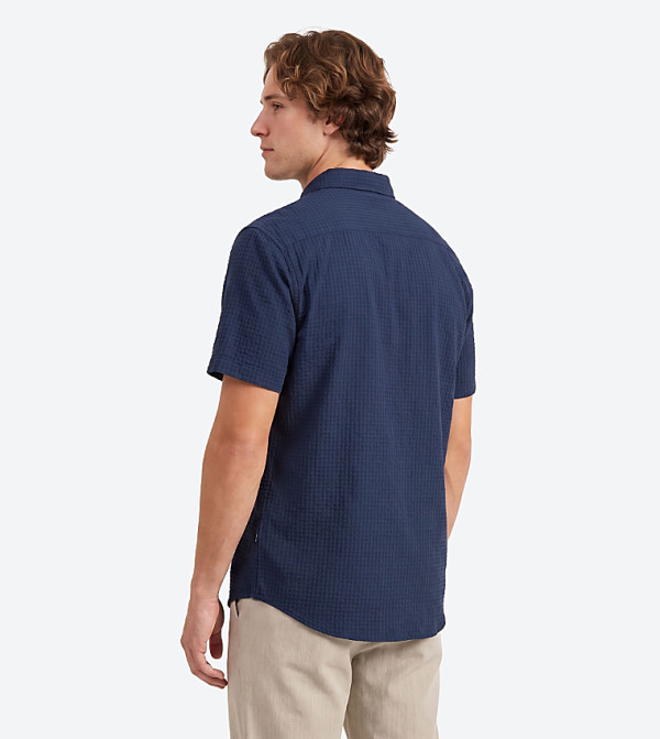 Beverly Hills Polo Club  Shirts - Blue Short Sleeves