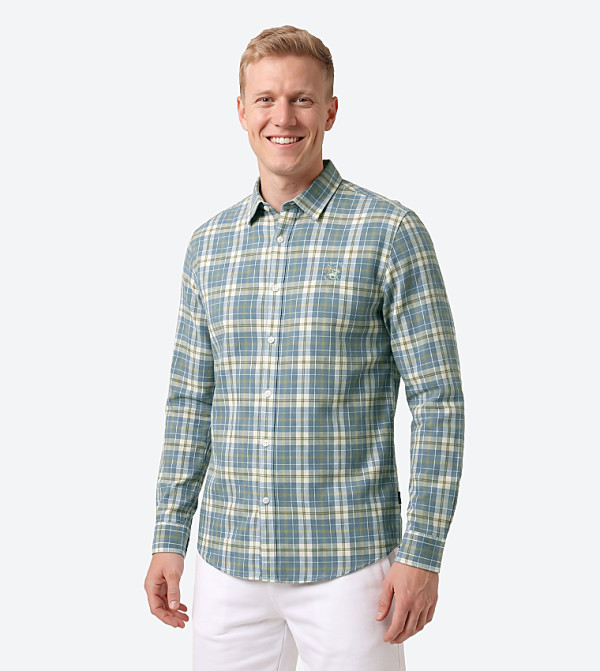 Beverly Hills Polo Club  Shirts - Blue Long Sleeves