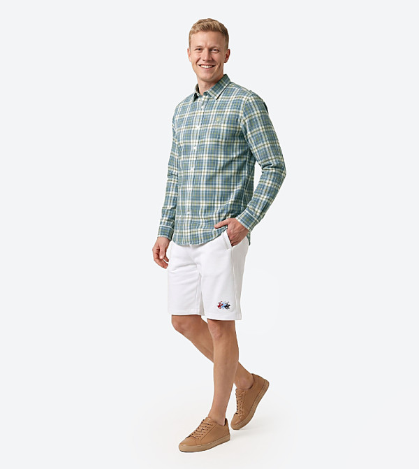 Beverly Hills Polo Club  Shirts - Blue Long Sleeves