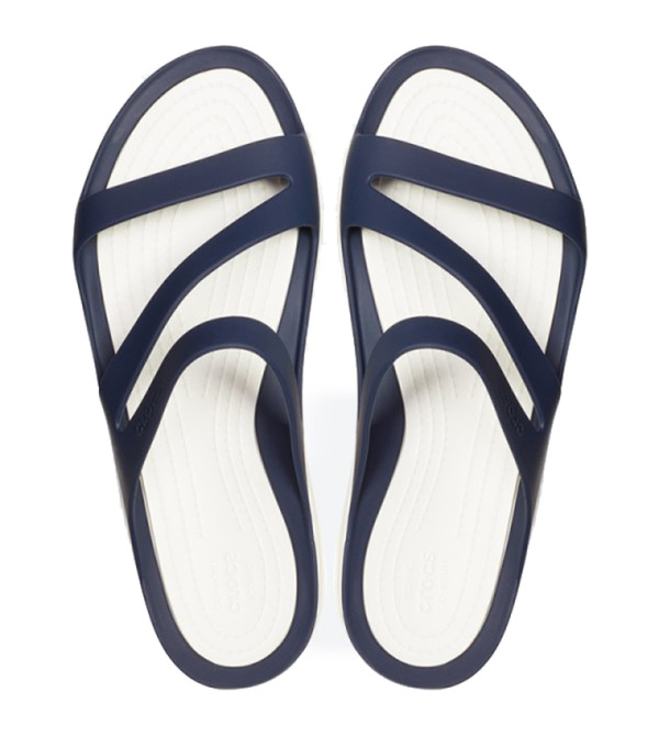 كروكس صندل - أزرق Flat Sandals