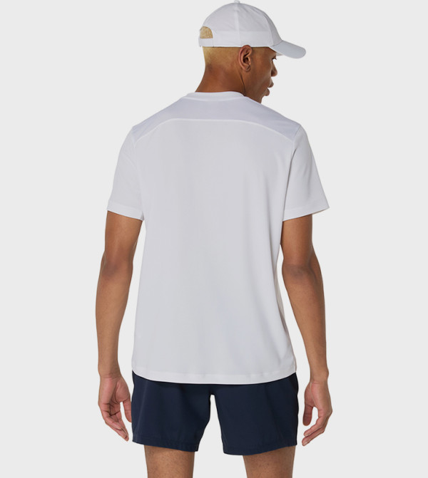 اسيكس  ملابس رياضة - أبيض T-Shirts & Vests
