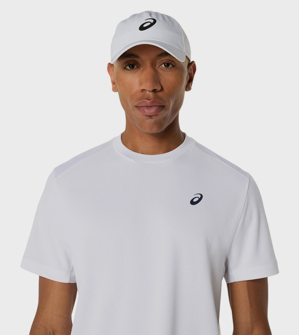 اسيكس  ملابس رياضة - أبيض T-Shirts & Vests