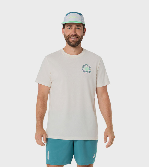 اسيكس اسيكس - كريمي  T-Shirts & Vests