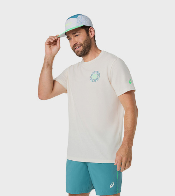 اسيكس اسيكس - كريمي  T-Shirts & Vests