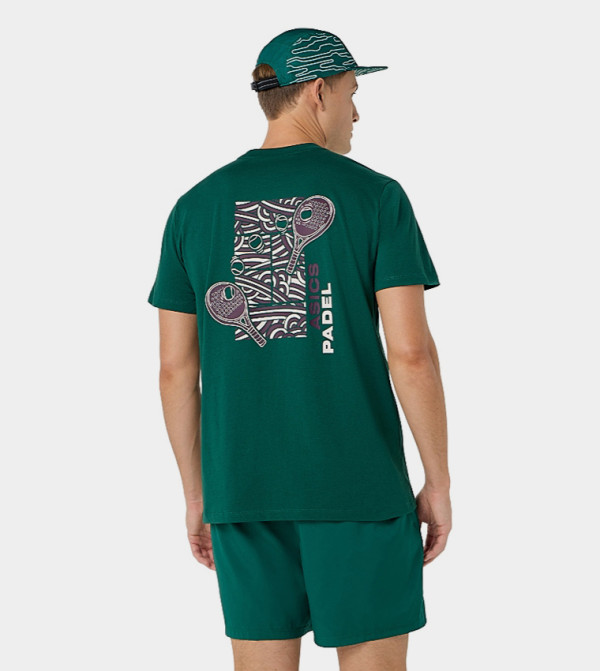 Asics  Sportswear - Green T-Shirts & Vests