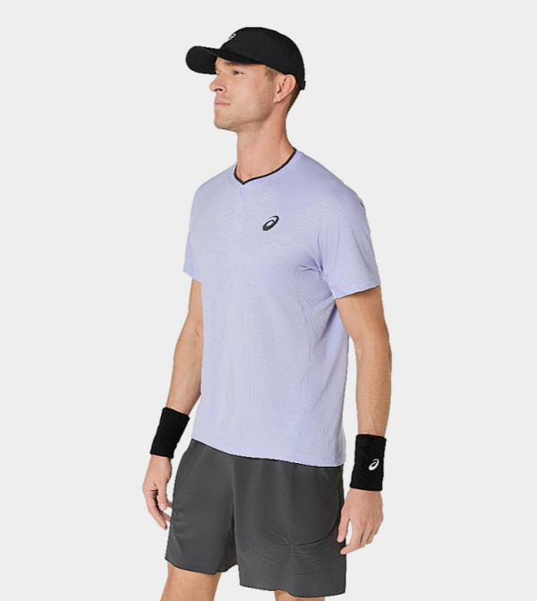 اسيكس  ملابس رياضة - بنفسجي  T-Shirts & Vests
