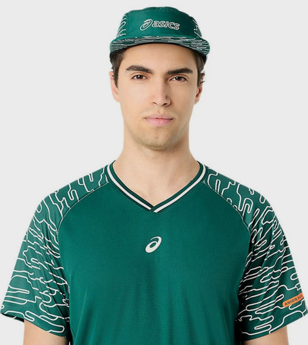 اسيكس  ملابس رياضة - أخضر T-Shirts & Vests