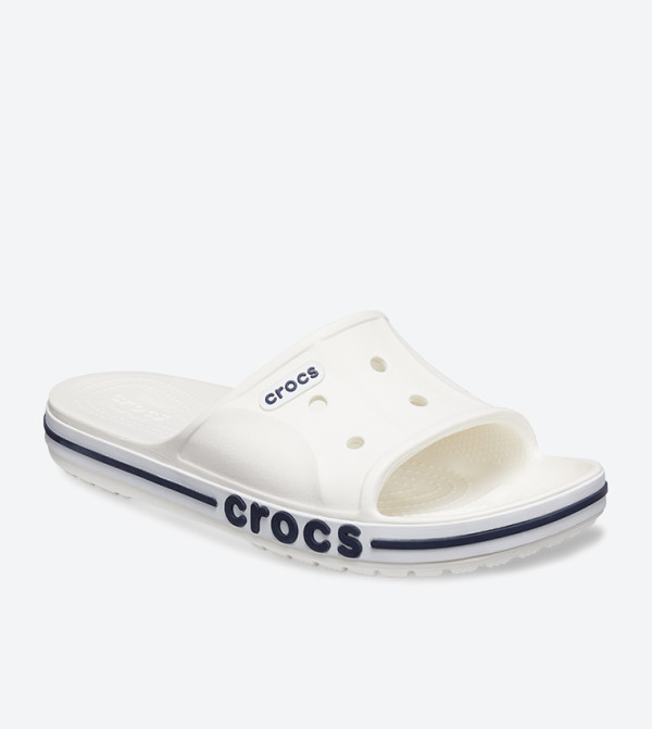 Crocs  Slides - White Slides