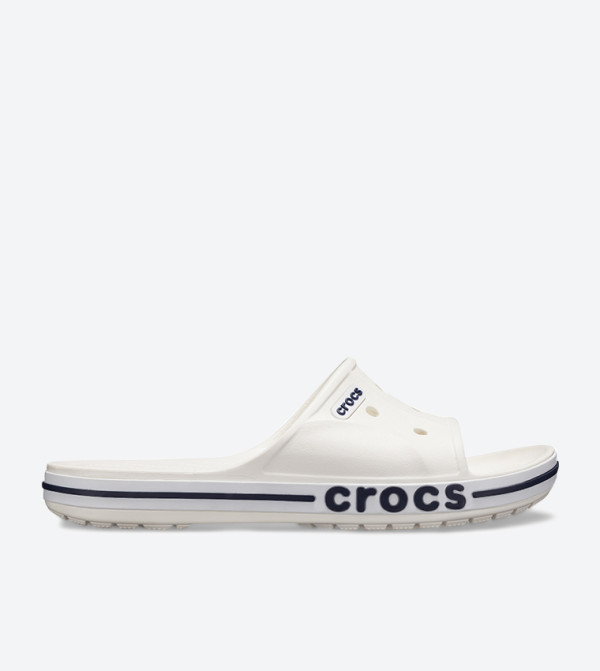 Crocs  Slides - White Slides
