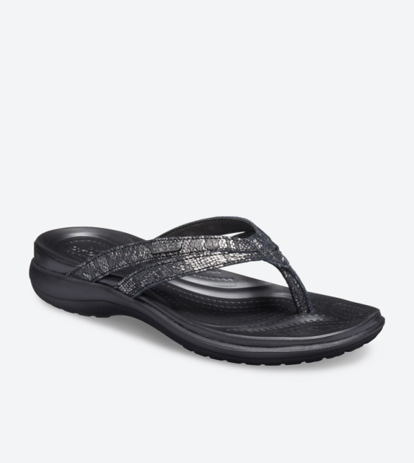 Crocs Exclusive - Black Flip Flops
