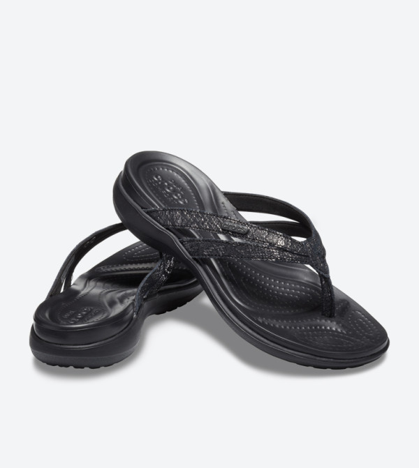 Crocs Exclusive - Black Flip Flops