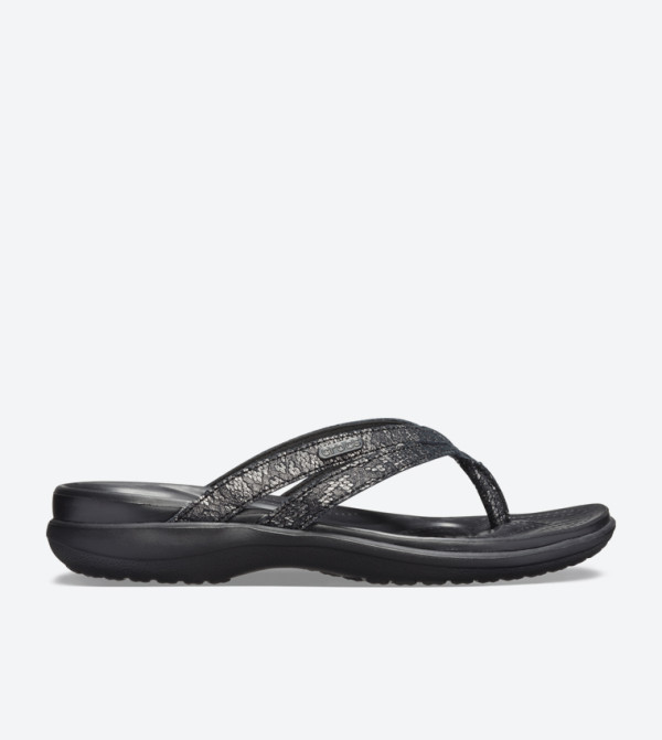 Crocs Exclusive - Black Flip Flops