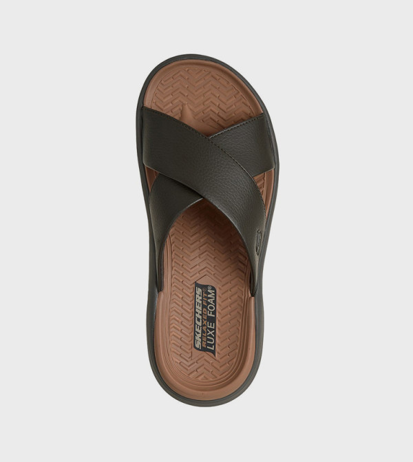 Skechers Sandals - Olive Casual Sandals