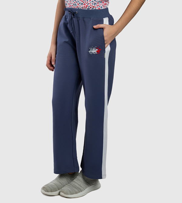Beverly Hills Polo Club  Track Pants & Joggers - Blue Trousers & Pants