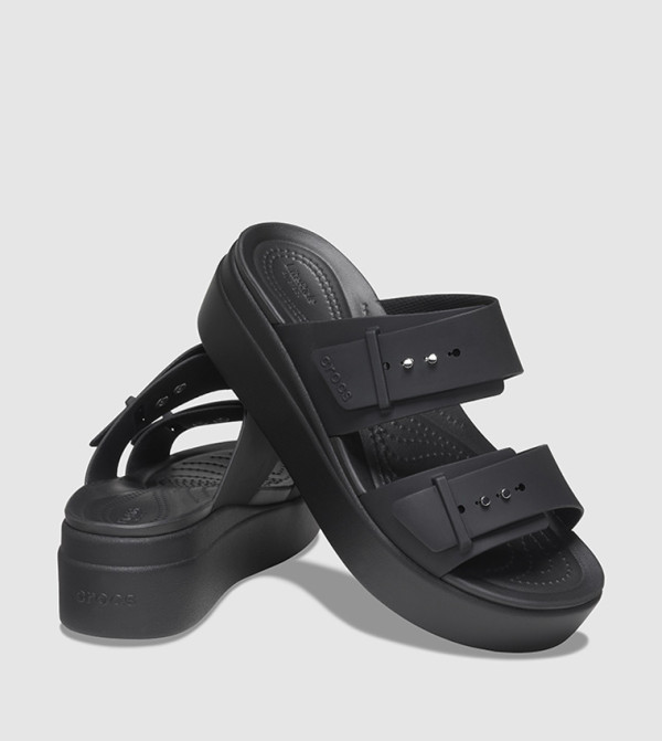 Crocs Wedges - Black Wedges
