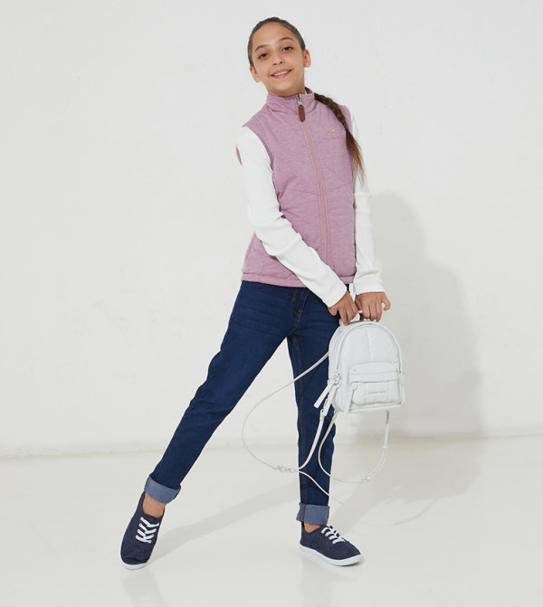 Beverly Hills Polo Club  preppy-layers - White Vests