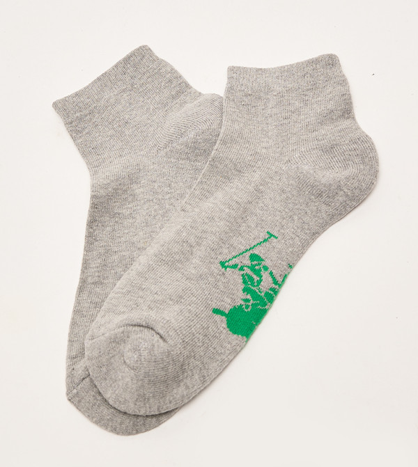 بيفرلي هيلز بولو كلوب  جوارب   - رمادي Ankle Length Socks