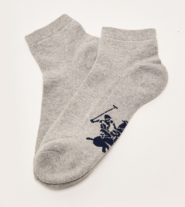 بيفرلي هيلز بولو كلوب  جوارب   - رمادي Ankle Length Socks