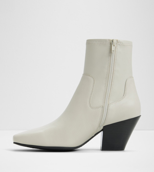 Aldo  Boots - Off White Ankle length Boots