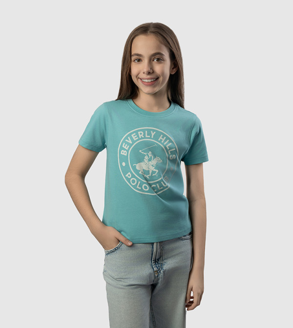 Beverly Hills Polo Club  Topwear - Turquoise T-shirts