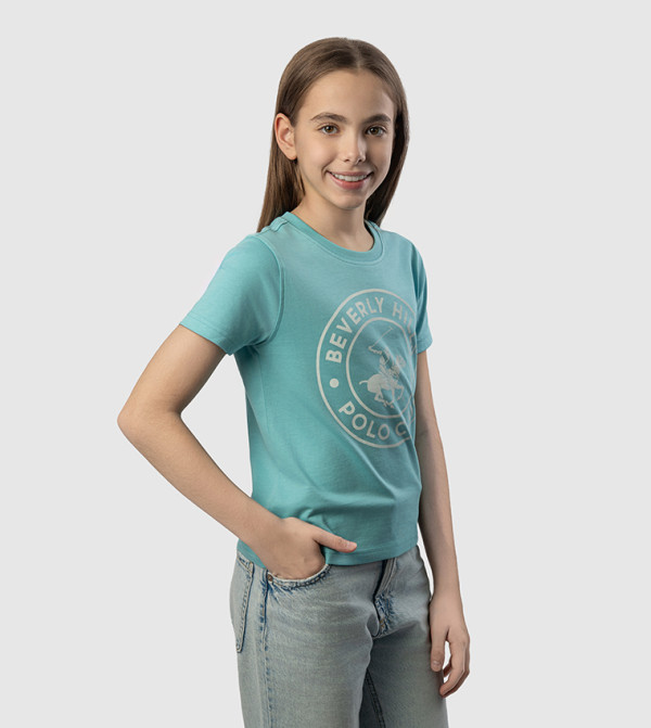 Beverly Hills Polo Club  Topwear - Turquoise T-shirts