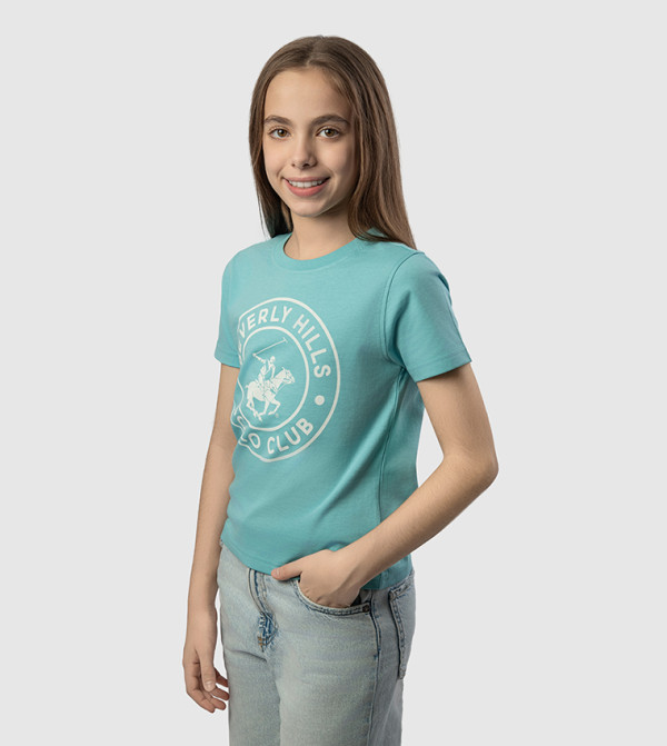 Beverly Hills Polo Club  Topwear - Turquoise T-shirts