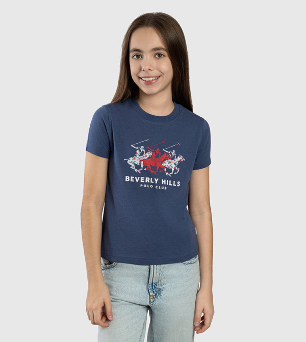 Beverly Hills Polo Club  built-for-play-k - Blue T-shirts