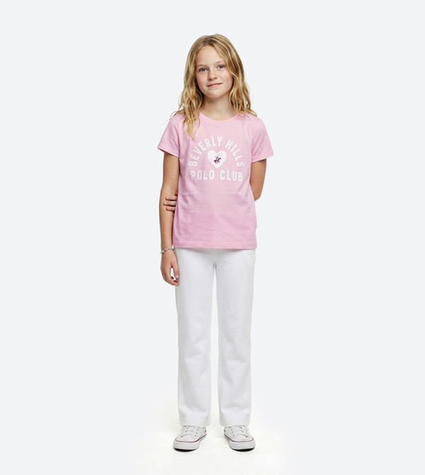Beverly Hills Polo Club Clothing - Pink T-shirts
