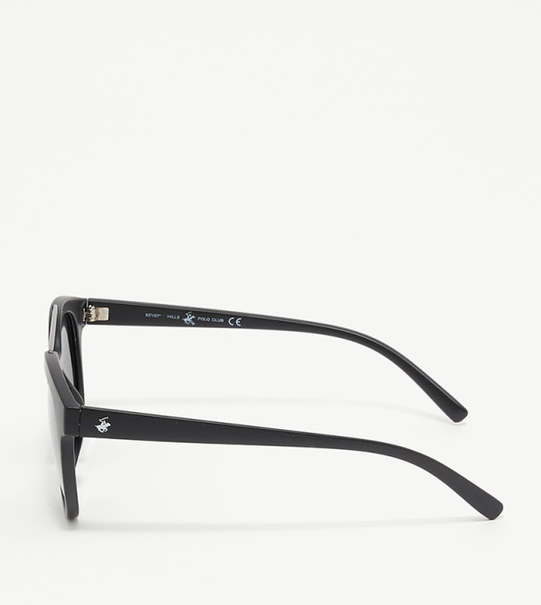 بيفرلي هيلز بولو كلوب نظارات شمسية دائرية - أسود Round Sunglasses