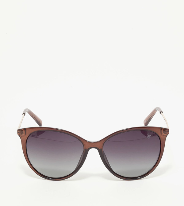 بيفرلي هيلز بولو كلوب  نظارات شمسية عين القطة  - بني  Cat Eye Sunglasses