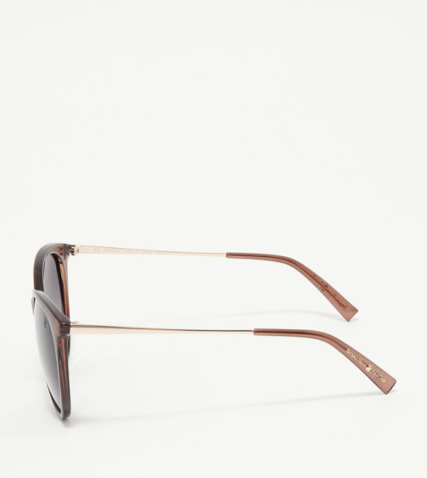 بيفرلي هيلز بولو كلوب  نظارات شمسية عين القطة  - بني  Cat Eye Sunglasses
