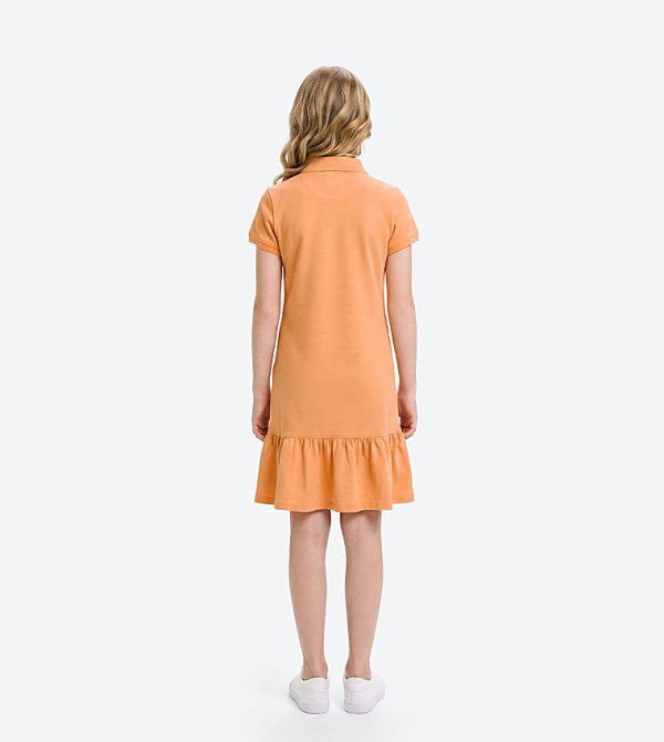 Beverly Hills Polo Club  Casual Dress - Light Orange Casual Dress