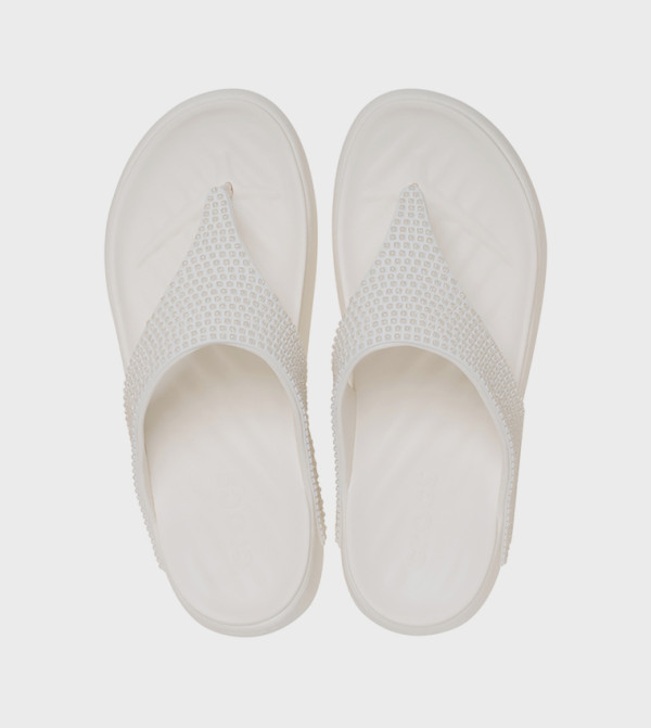 Crocs  Flip-Flops - Chalk Flip-Flops