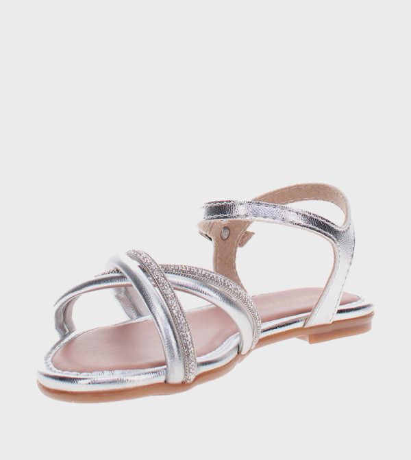 مولكينها - فضي Flat Sandals