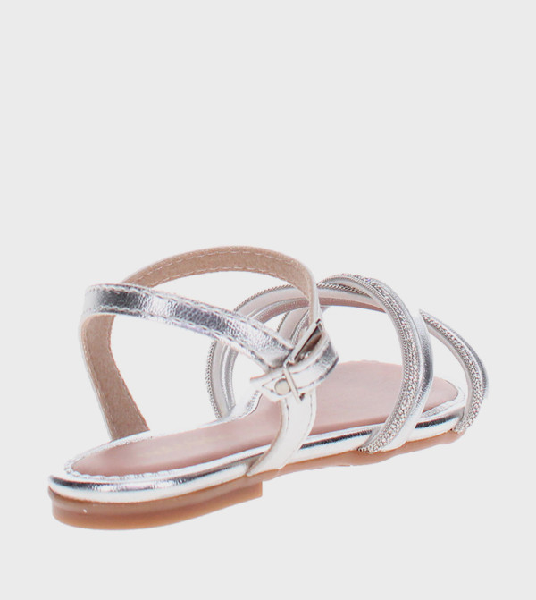 مولكينها - فضي Flat Sandals