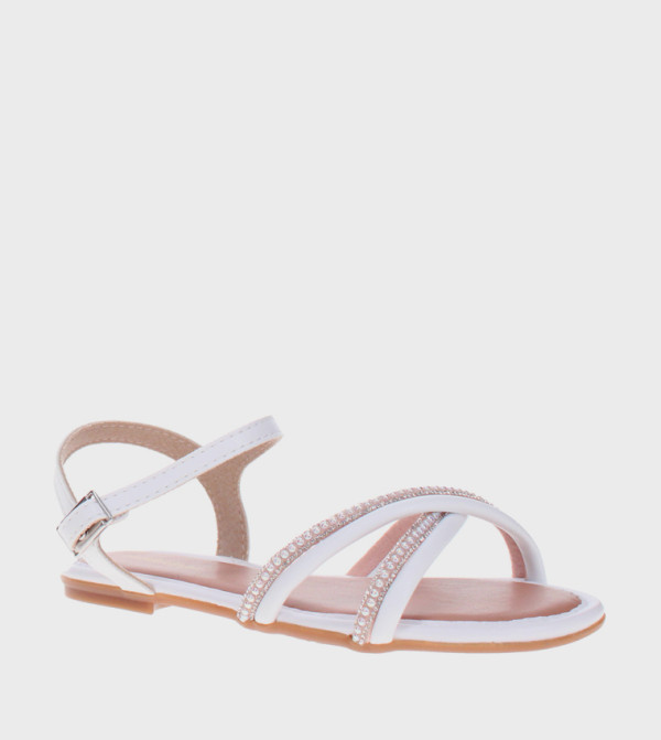 مولكينها - أبيض Flat Sandals