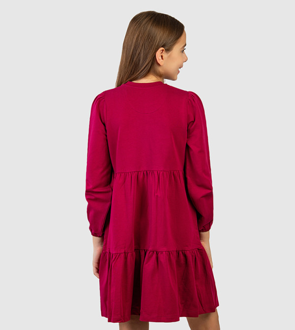 Beverly Hills Polo Club Beverly Hills Polo Club - Burgundy Casual Dress