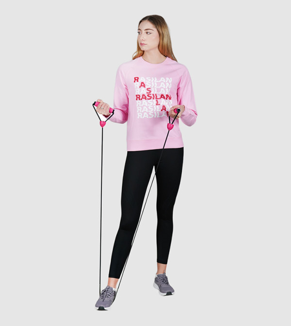 Rasilan Lifestyle Athleisure BTU - Pink Hoodies & Sweatshirts