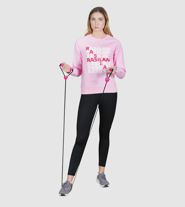 Rasilan Lifestyle Athleisure BTU - Pink Hoodies & Sweatshirts