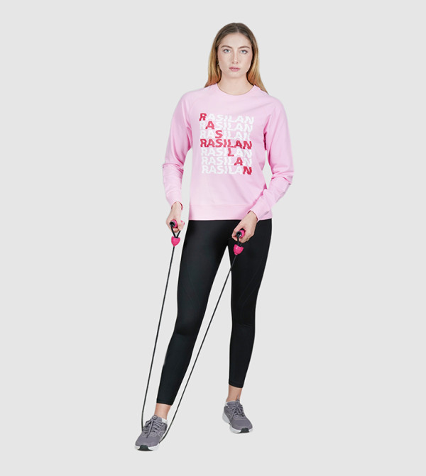 Rasilan Lifestyle Athleisure BTU - Pink Hoodies & Sweatshirts