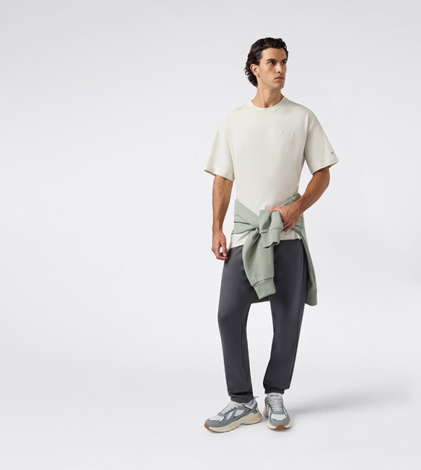 Champion Champion - Off White Round Neck T-Shirts